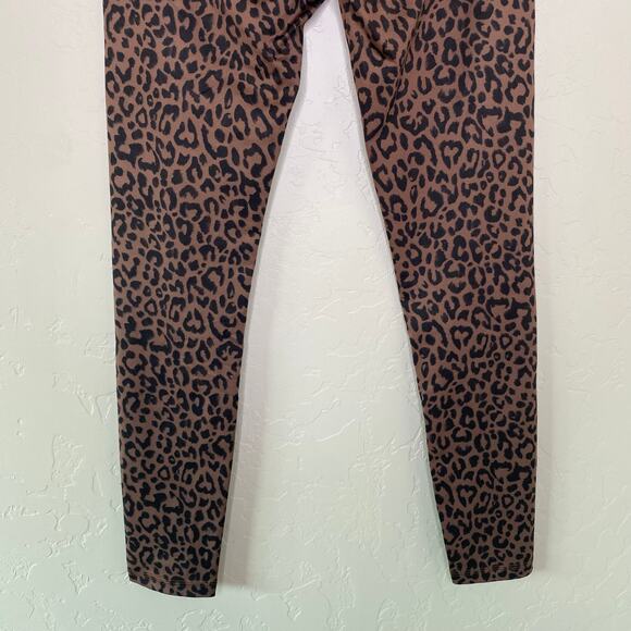 Olympia Activewear Brown Leopard Print Leggings - Picture 7 of 9